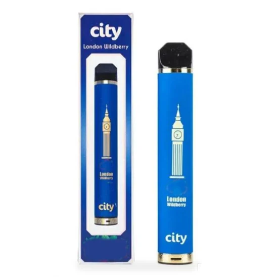 Dispositivo per sigaretta elettronica monouso Russian Packing Vape Pen City da 1600 sbuffi